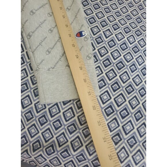 Vintage Gray Champion Reverse Weave Thick Monogram Men's Size XL - Picture 11 of 16